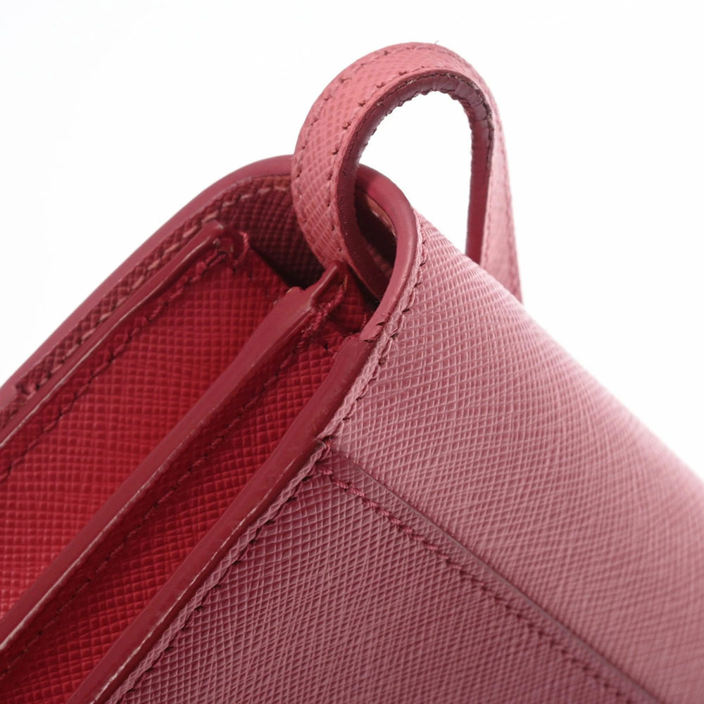 PRADA Shoulder Bag Bicolor Pink Saffiano Leather - Picture 8 of 9